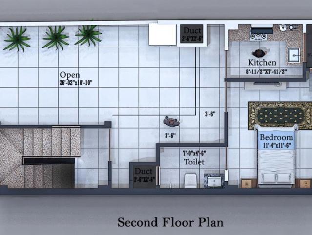 4 BHK Duplex in Pandeypur for resale Varanasi. The reference number is 20003470