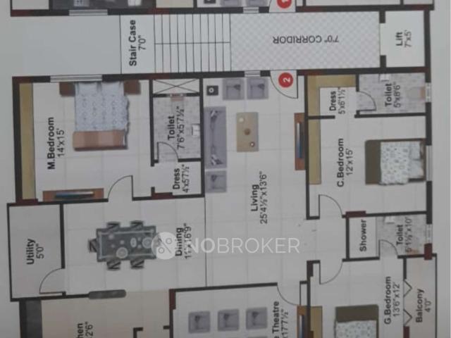4 BHK Flat In Bella Vista Meadows For Sale In Kondapur