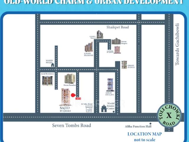 4 BHK Flat In Sajid Residency, Toli Chowki For Sale In Santosh Nagar Colony
