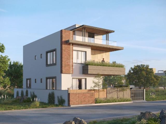 4 BHK Independent House in South Bopal for resale Ahmedabad. The reference number is 19888543
