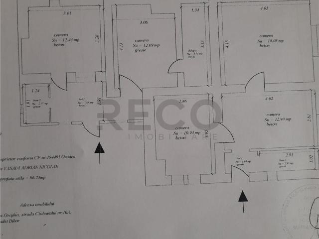 4 camere, casa de vanzare Bihor judet, Mihai Eminescu 9134 •