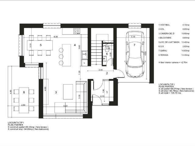 Casa Oasis cu design modern