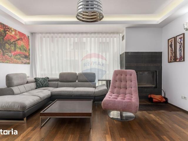 4 camere| semineu| piscina interioara | sauna | sala de sport| parcare