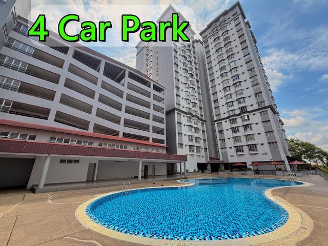 4 Car Park Puncak Banyan Condo Cheras Taman SegarFreeholdRenovated