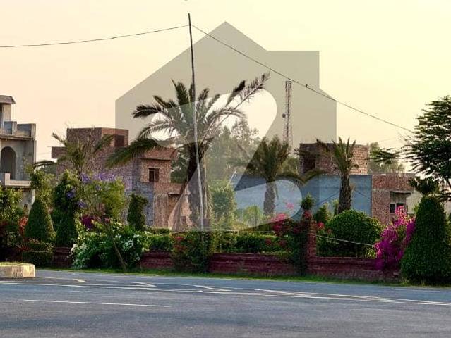 4 Kanal Farm House PLot available for sale In Arabian Form GT road Lahore on intallment