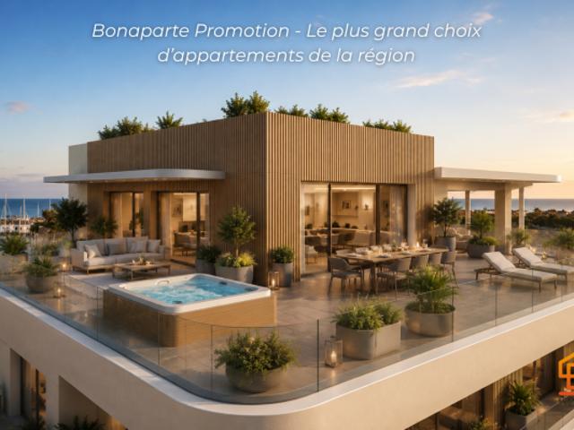 4 PIECE D'EXCEPTION A PALAVAS DE 127M² AVEC TERRASSE PANORAMIQUE, VUE MER
