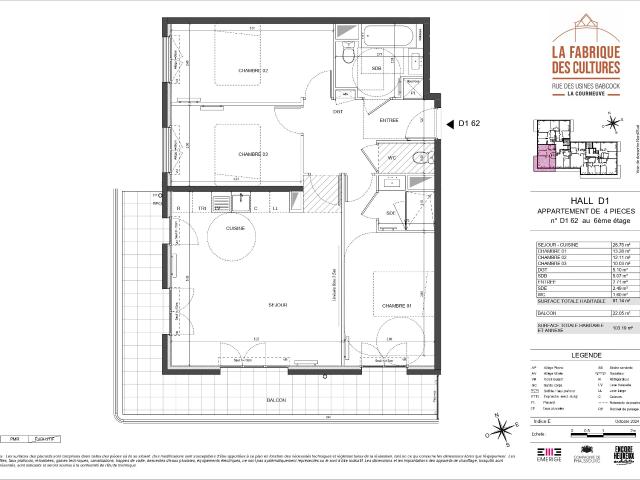 4 pièces · 80.4 m²