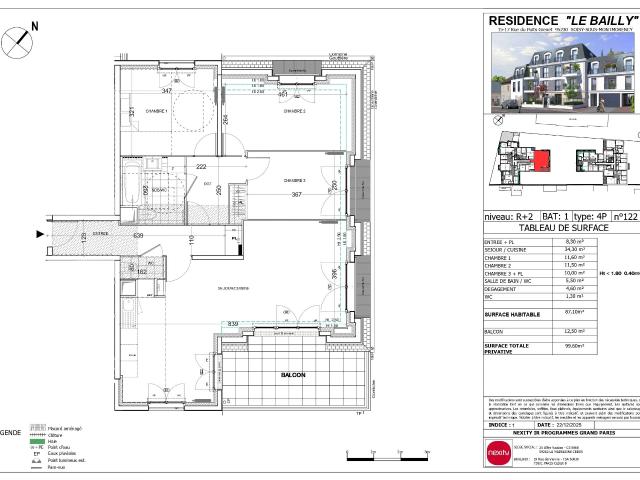 4 pièces · 87.1 m²