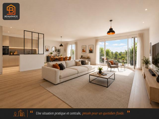 4 PIECES 84M² AVEC BALCON ET PARKING A 400M LIGNE J 4 pièces, 84 m²