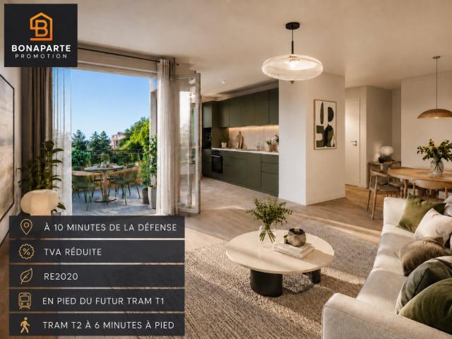 4 PIECES 84M² AVEC LOGGIA 7M² +PARKING A 10 MINUTES DE LA DEFENSE 4 pièces, 83 m²