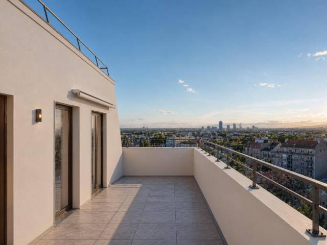 4 PIECES TRAVERSANT EN DERNIER ETAGE AVEC TERRASSE