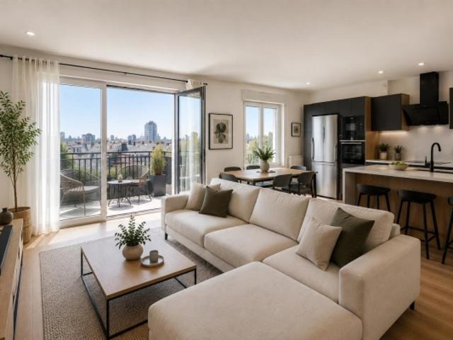 4 PIÈCES avec BALCON et PARKING CŒUR DE CLICHY 4ème ÉTAGE