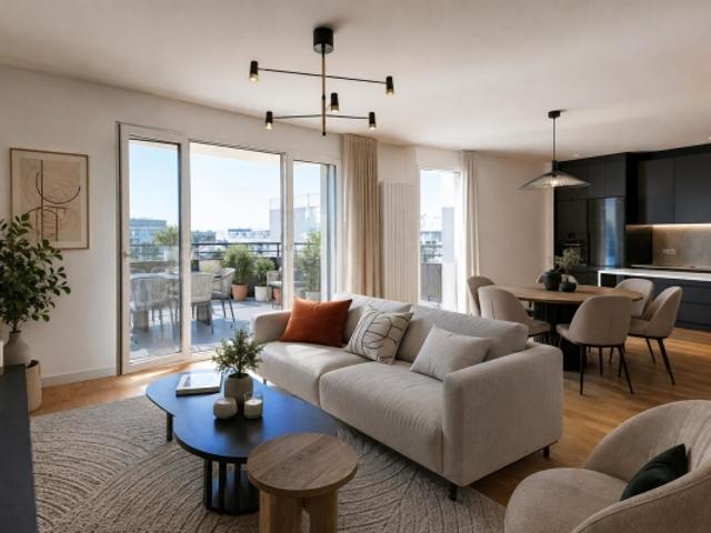 4 PIÈCES avec BELLE TERRASSE 3ème ÉTAGE AUX PORTES DE PARIS