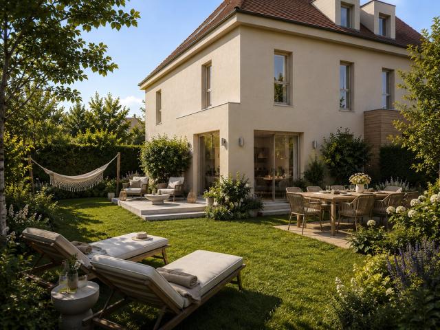 4 Pièces en TRIPLEX de 85 m2 avec JARDIN à 10 minutes de STRASBOURG 4 pièces, 85 m²