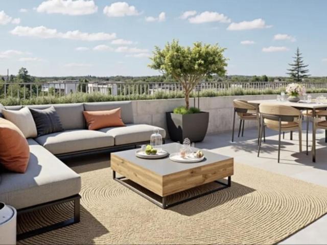 4 PIECES EN DERNIER ETAGE AVEC TERRASSE