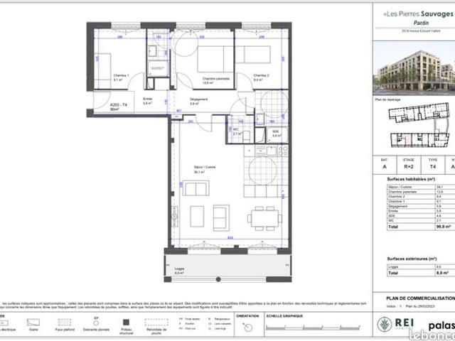 4 pieces pantin a203