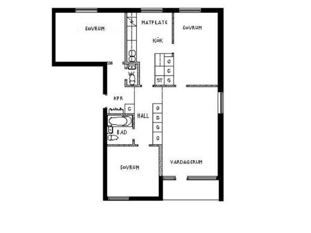 4 rum och kök 89 m² 8 554 kr