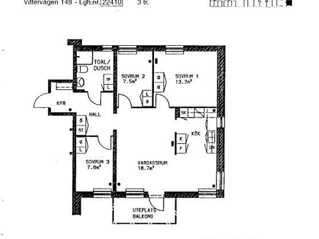 4 rums lägenhet i Umeå 78 m² 8 764 kr