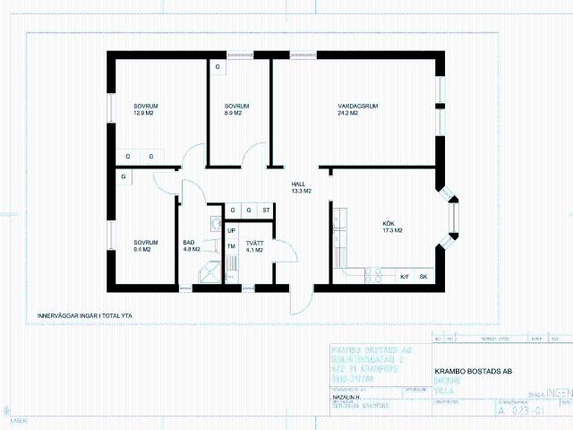 4 rums lägenhet i Kramfors 104 m² 9 174 kr