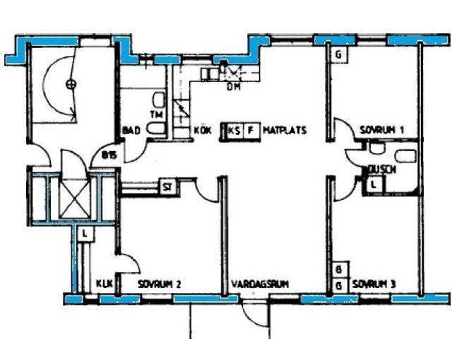 4 rums lägenhet i Norrtälje 96 m² 12 867 kr