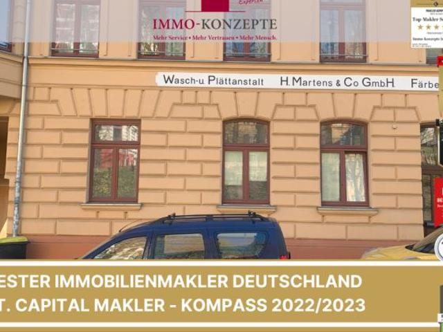 4% Rendite: Anlage im top sanierten Altbau mit Stellplatz, XXL Terrasse, Fußbodenheizung in 1A Lage