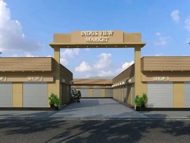 4 shops on main d i khan bhakkar road, commercial shops on main road Dera Ismail Khan ID 03259