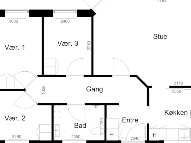 4 værelses familiebolig Kromandsvej, 8800 Viborg