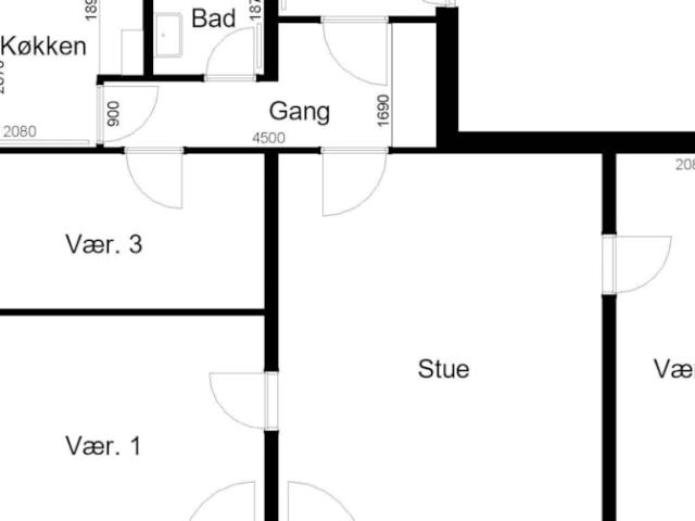 4 værelses lejlighed Villaparken, 7800 Skive