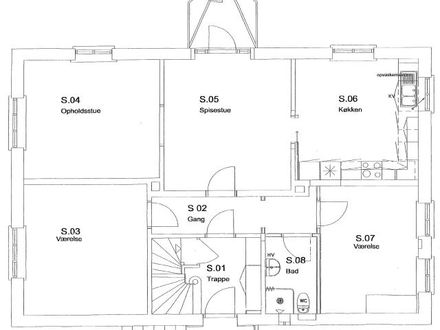 4 værelses lejlighed på 113 m²