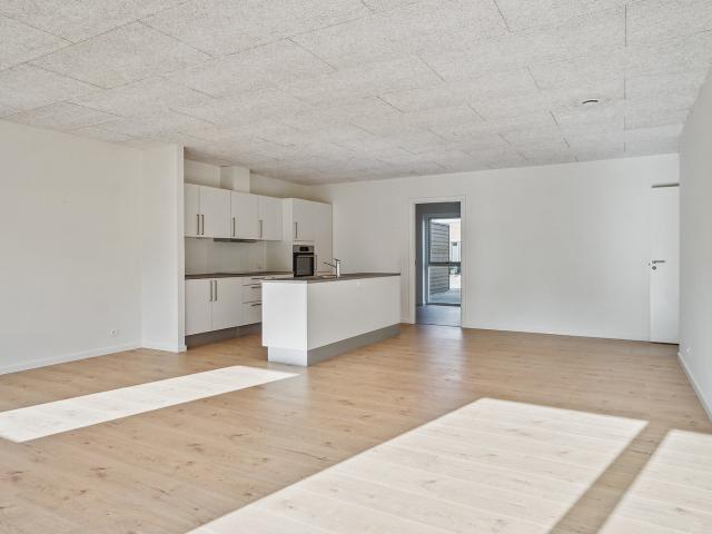 4 værelses rækkehus med privat terrasse og carport