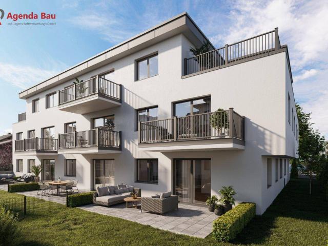 4% Weihnachtsnachlass Lichtdurchflutete Dachterrassen Wohnung mit 2 Zimmern, ohne Dachschrägen