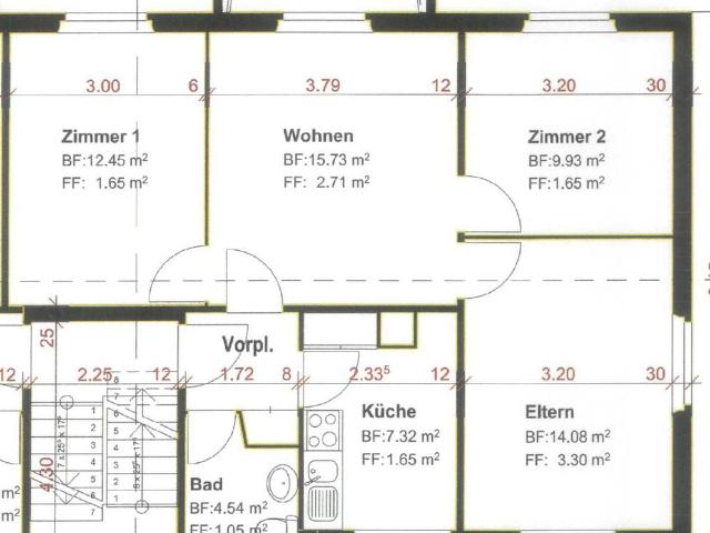 4 Zimmer, 65 m²