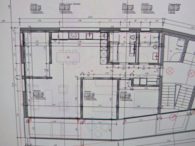 4 Zimmer, 90 m², 2. Stock