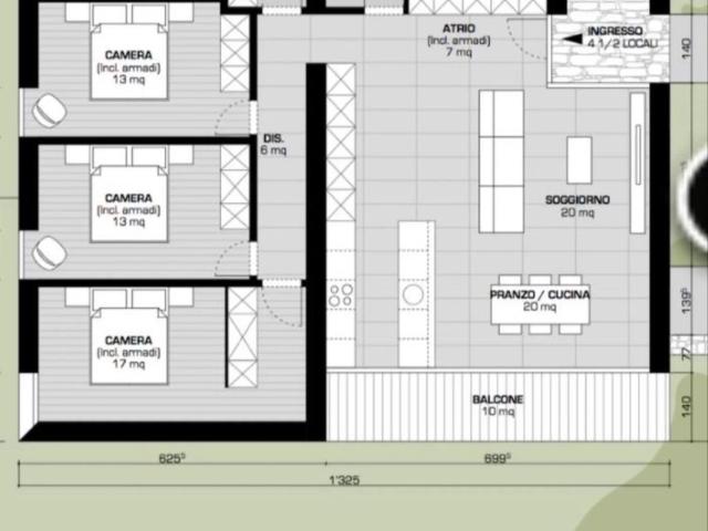 4 Zimmer, 118 m²