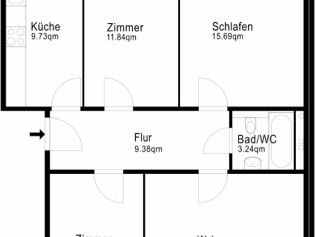 4 Zimmer Wohnung im Zentrum von Therwil