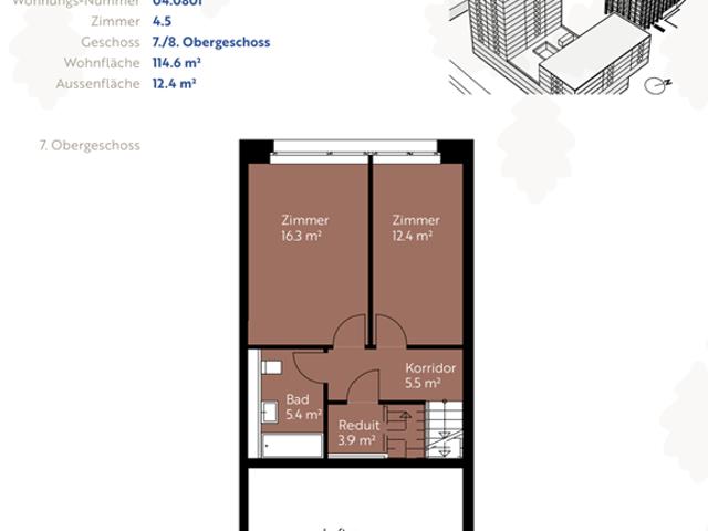 4 ½ Zimmer Wohnung in Kriens mieten