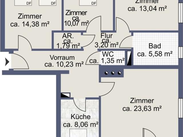 4 Zimmer Wohnung in Wals mit Balkon und Bergblick