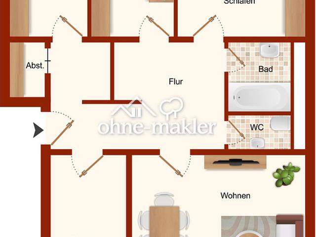 4 Zimmer Wohnung