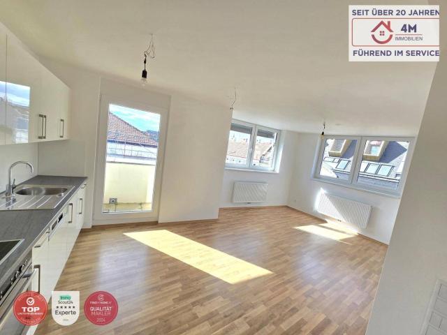 4 Zimmer DG Neubauwohnung mit Freiflächen und Weitblick auf die Gloriette in zentraler Lage/ U3 Nähe !