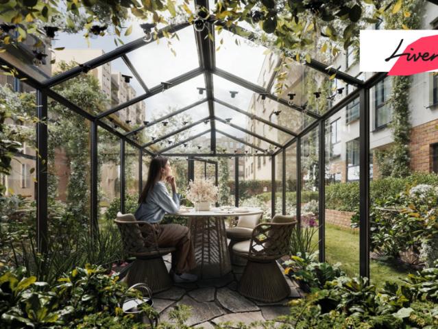 4 Zimmer für Familie im Wohngarten