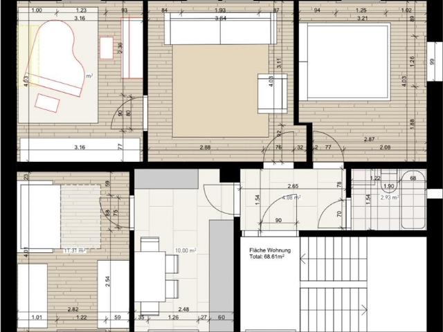 4. Zimmerwohnung in ruhigem Quartier