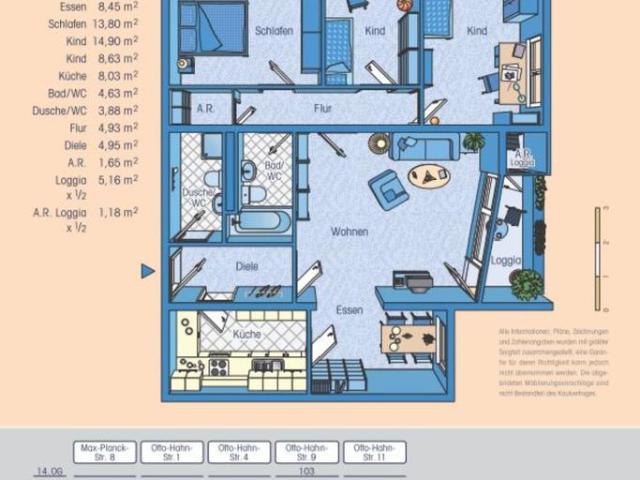 4 12 Zimmer Wohnung mit 100qm und herrlichem Ausblick