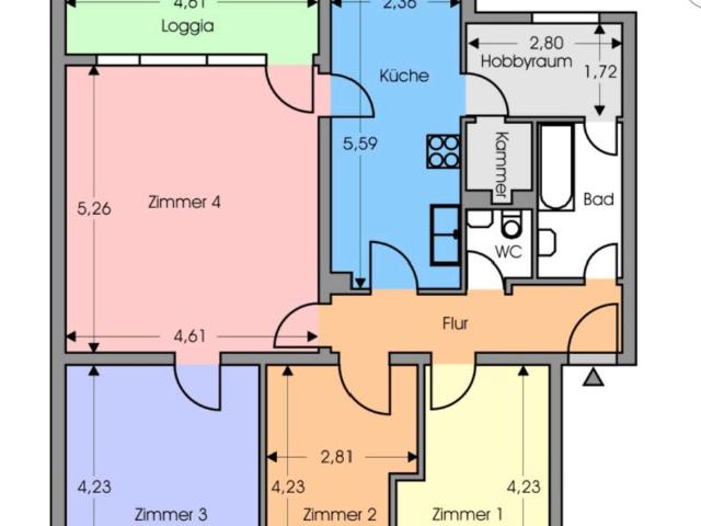 4,5 Eigentumswohnung Top Lage Idealer Schnitt