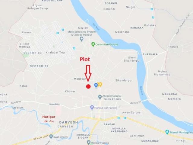 4.5 Marla Plot in Babu Mohallah, Haripur Main City Haripur ID 11949