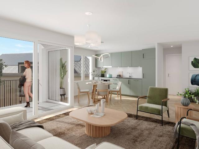 4.5 neue Zimmer im Belle Époque Viertel von Montreux