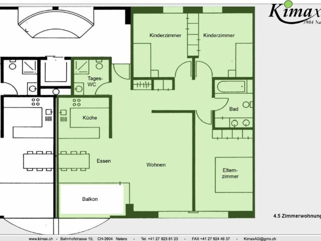 4.5 Zimmer Mietwohnung