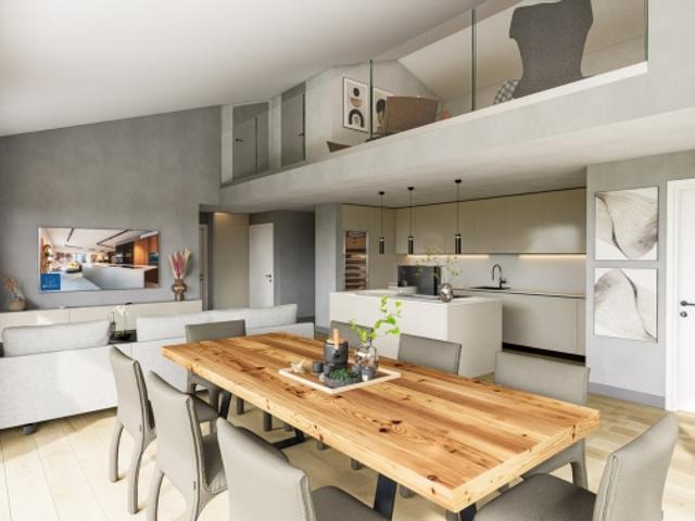 4,5 Zimmer Doppelhaus Penthouse im Bosco Luganesischen