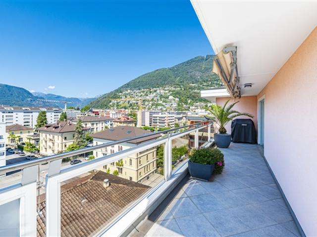 4,5 Zimmer Penthouse in der Nähe des Zentrums von Locarno