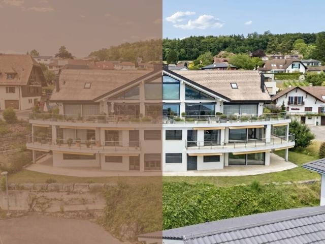 4.5 Zimmer Terrassenwohnung mit See und Bergsicht