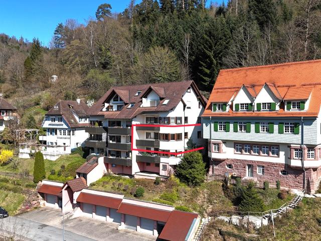 4,5 Zimmer Wohnung mit Panoramablick in Bad Liebenzell